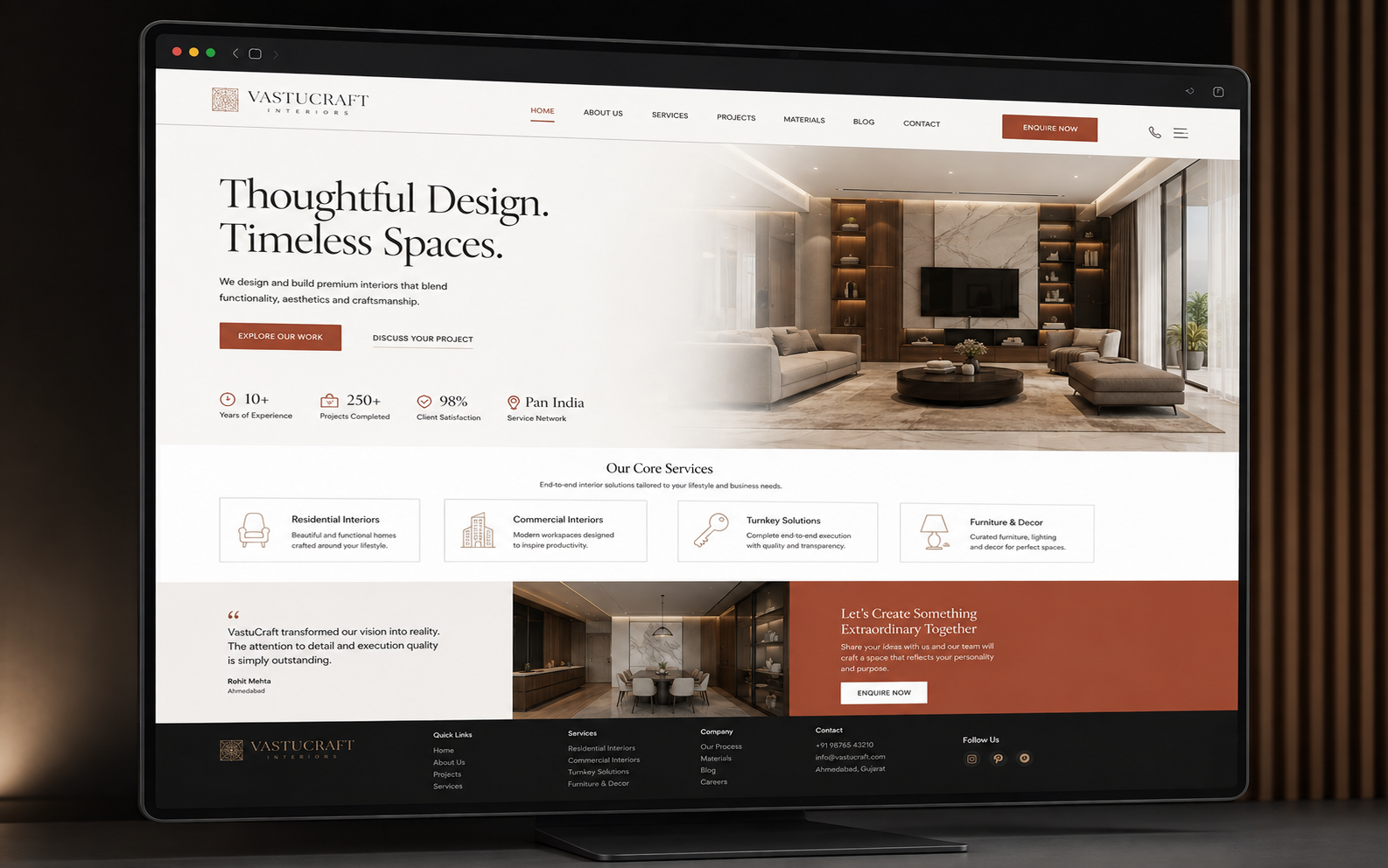 Website Design Mockup